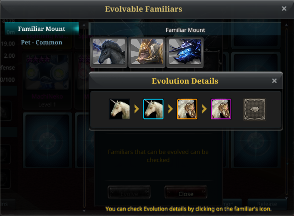 Click image for larger version

Name:	Familiar Evolvable Window v2.png
Views:	2264
Size:	195.2 KB
ID:	29457